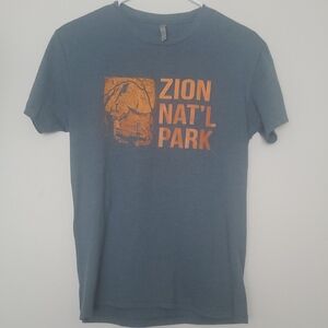 National Geographic Zion Park Tee - Blue and Orange